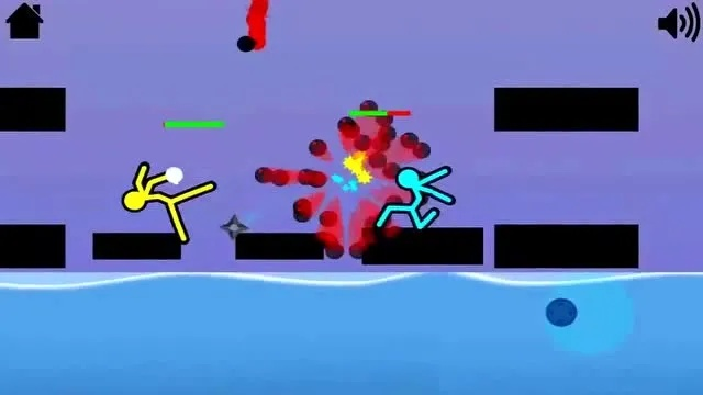 (红蓝火柴人爆笑视频)红蓝火柴人大乱斗:燃烧全场的激情对决力量的碰撞