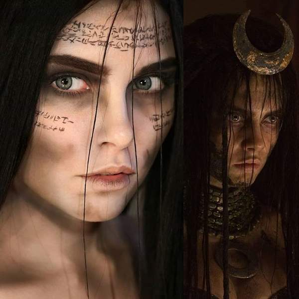 (僵尸化妆视频教程)老僵尸给美女僵尸吃的提示:如何化妆成吓死人的尸体效果? (僵尸化妆视频教程)老僵尸给美女僵尸吃的提示:如何化妆成吓死人的尸体效果?