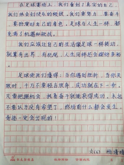 (三年级足球征文300字)追逐足球梦想的三年级生：300天的奋斗与坚持